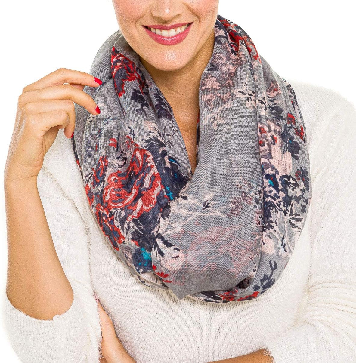 Infinity Scarf for Women Lightweight Fashion Scarves for Summer Fall