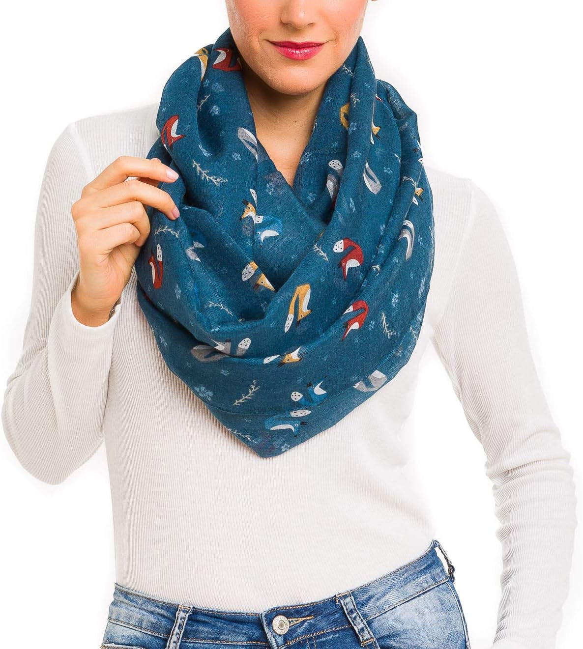 Infinity Scarf for Women Lightweight Fashion Scarves for Summer Fall