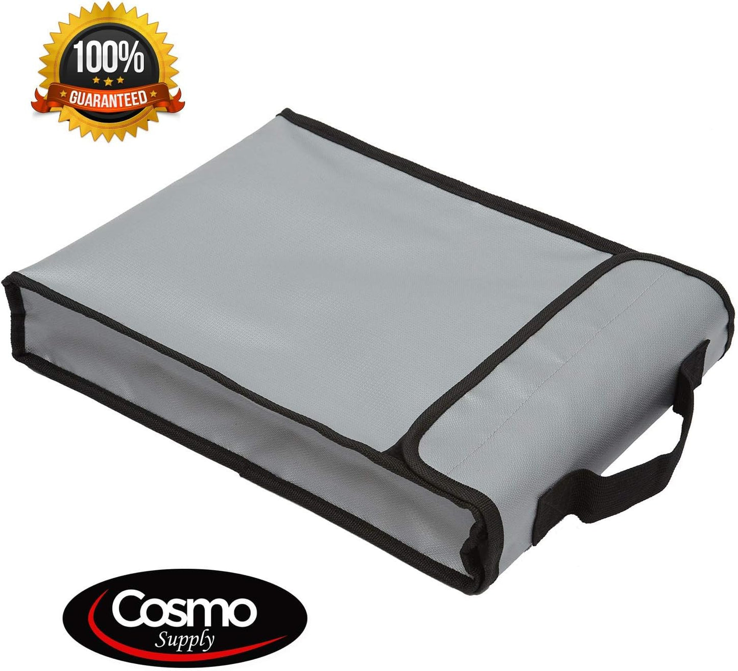 Cosmo Fireproof Document Bag - Fire/Waterproof Storage for Cash, Documents, Passports
