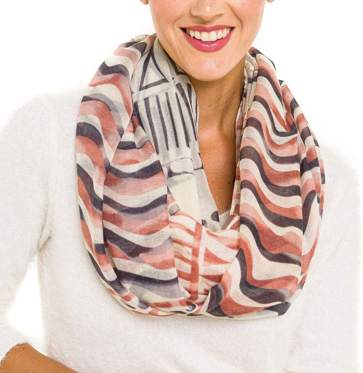 Infinity Scarf for Women Lightweight Fashion Scarves for Summer Fall