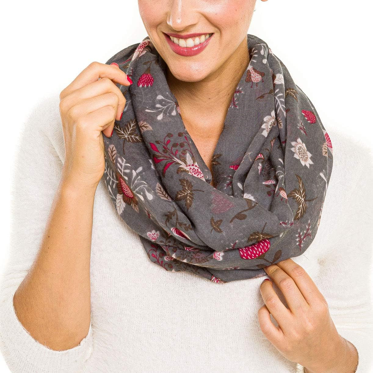 Infinity Scarf for Women Lightweight Fashion Scarves for Summer Fall