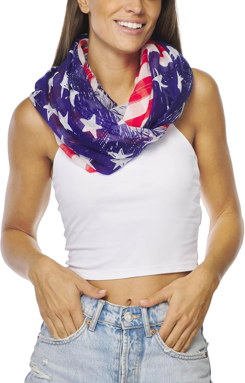 Infinity Scarf for Women Lightweight Fashion Scarves for Summer Fall