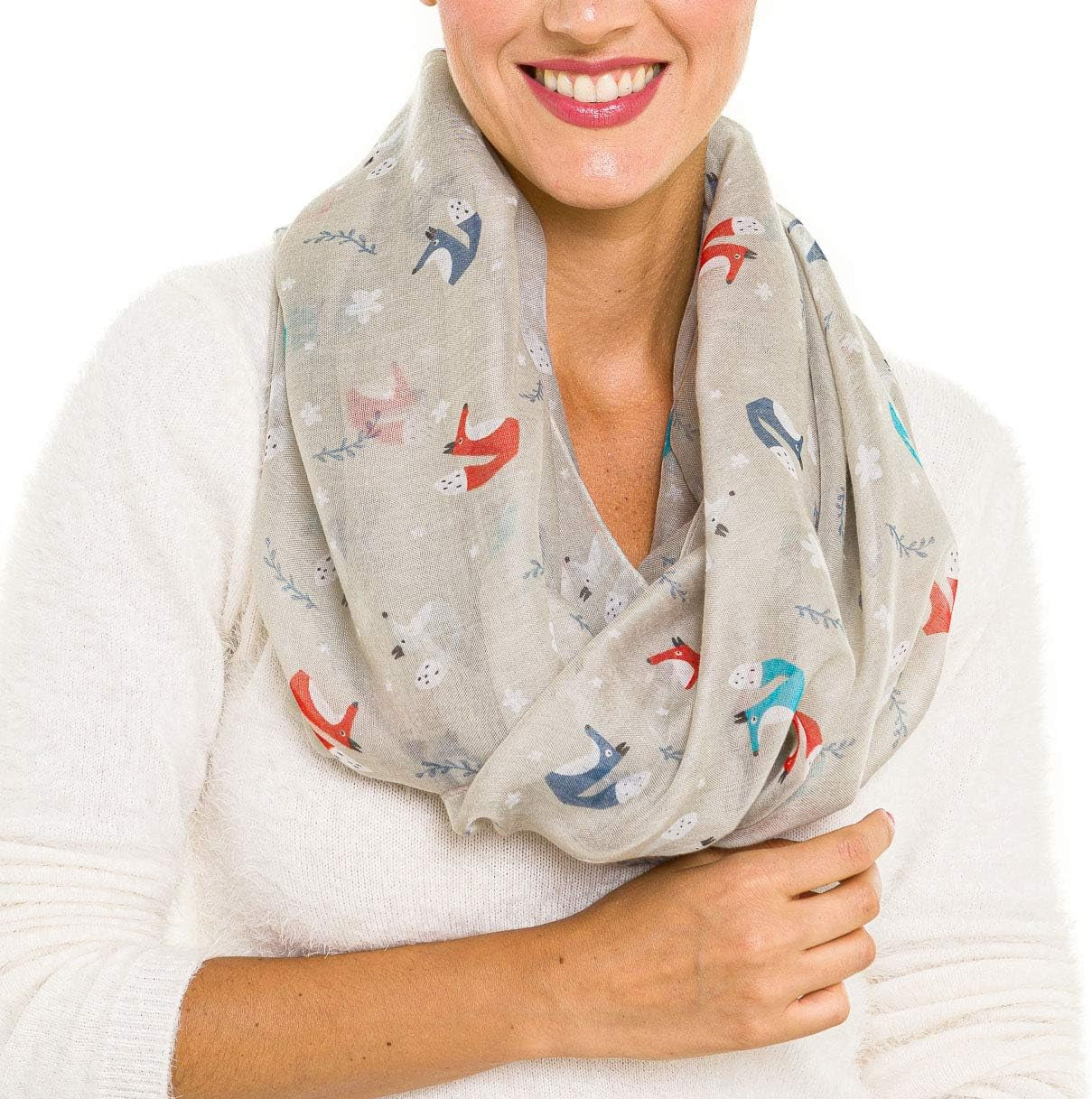 Infinity Scarf for Women Lightweight Fashion Scarves for Summer Fall