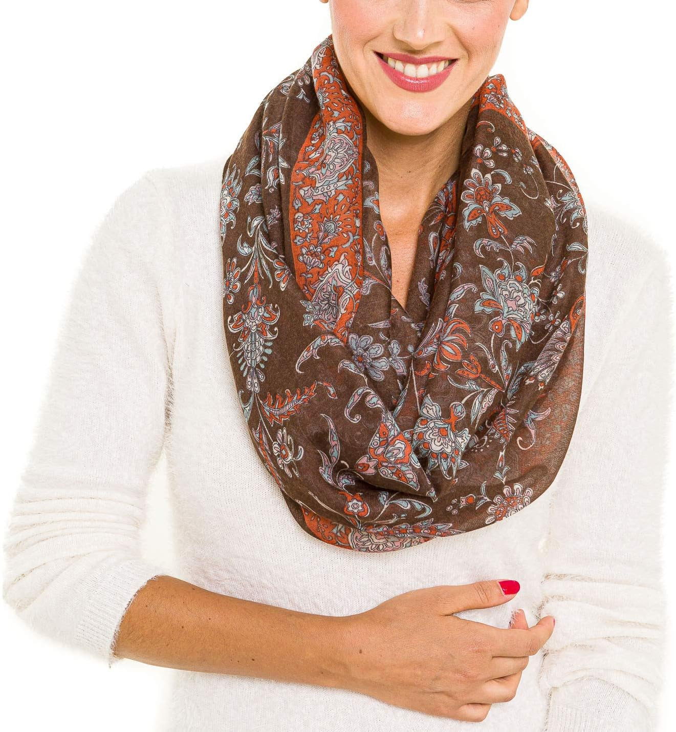 Infinity Scarf for Women Lightweight Fashion Scarves for Summer Fall