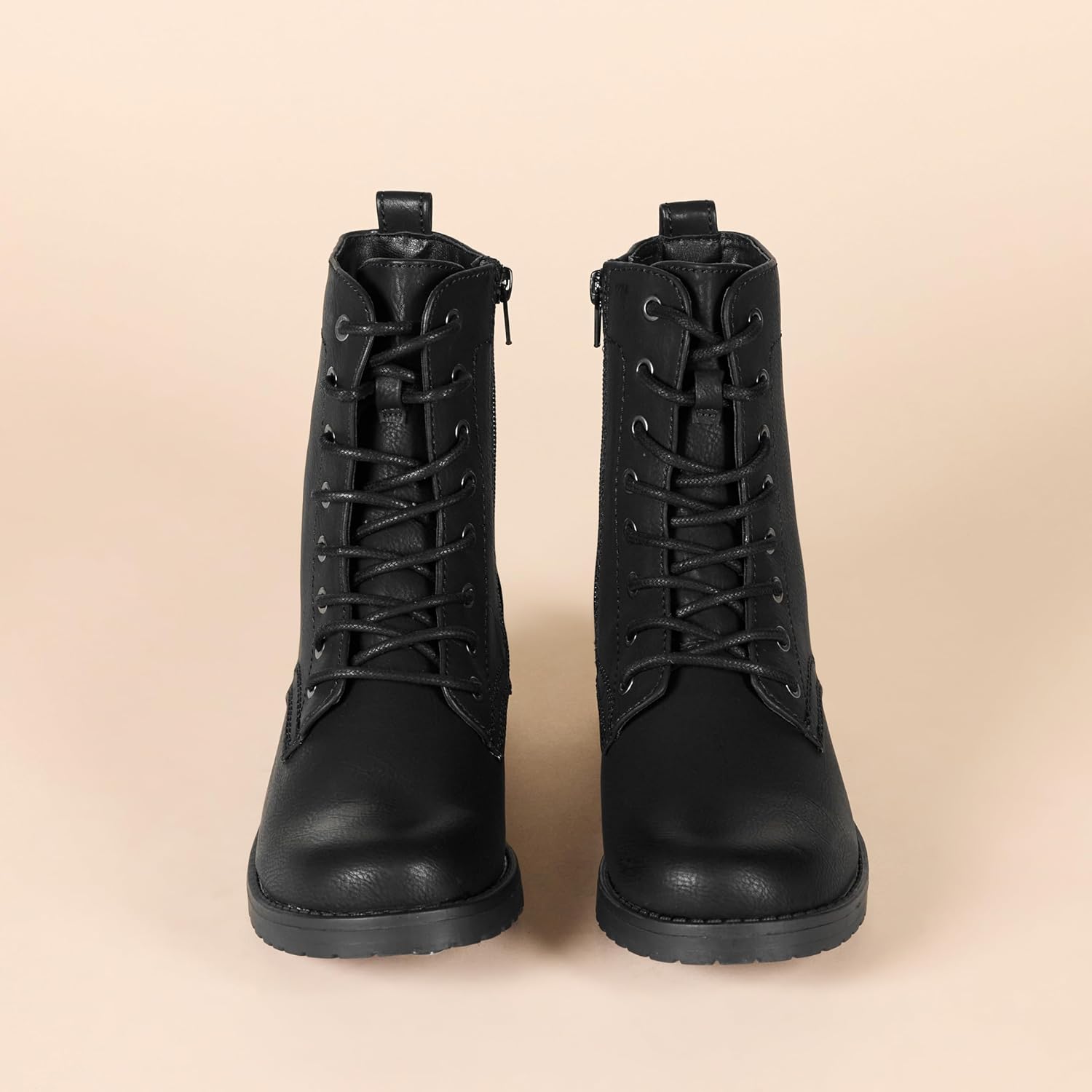 Womens Lace-Up Combat Boots