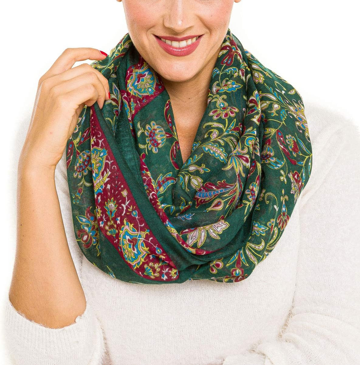 Infinity Scarf for Women Lightweight Fashion Scarves for Summer Fall