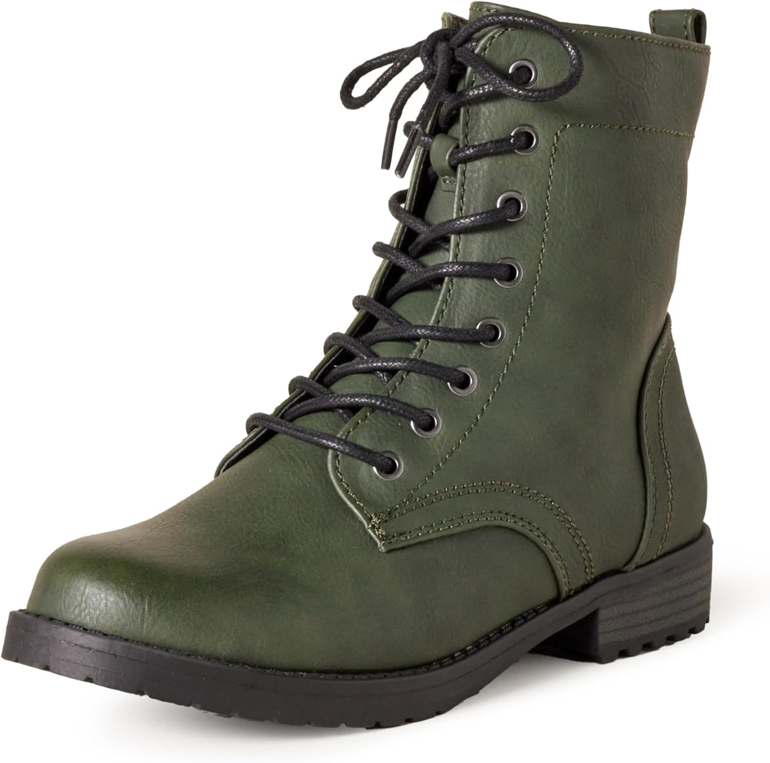Womens Lace-Up Combat Boots