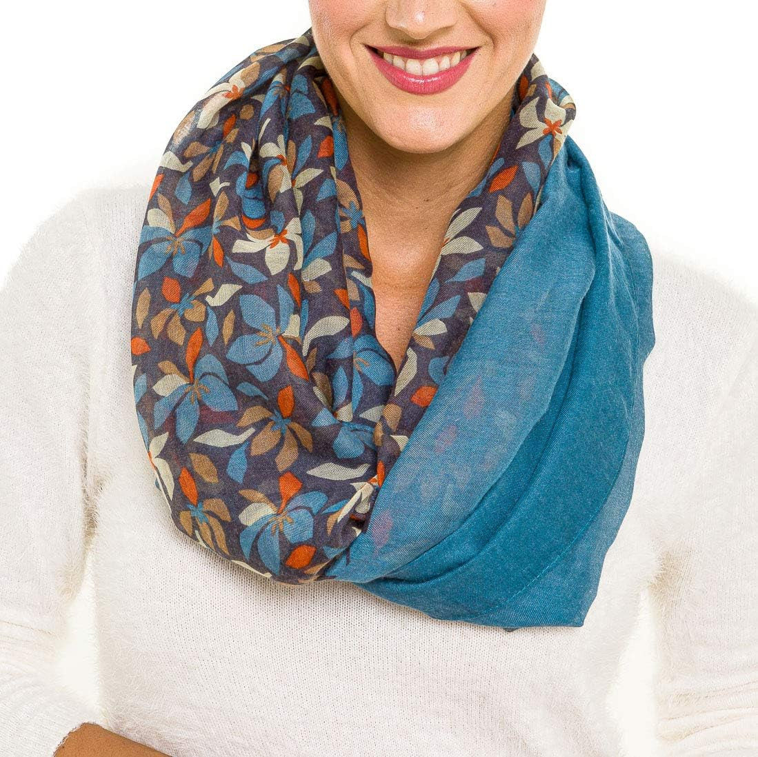 Infinity Scarf for Women Lightweight Fashion Scarves for Summer Fall