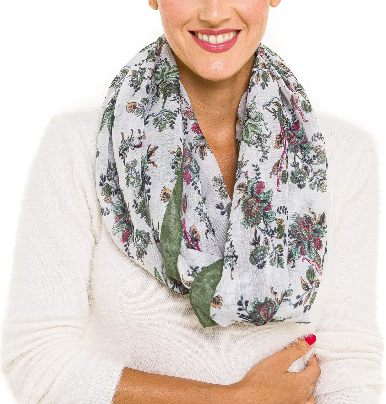 Infinity Scarf for Women Lightweight Fashion Scarves for Summer Fall
