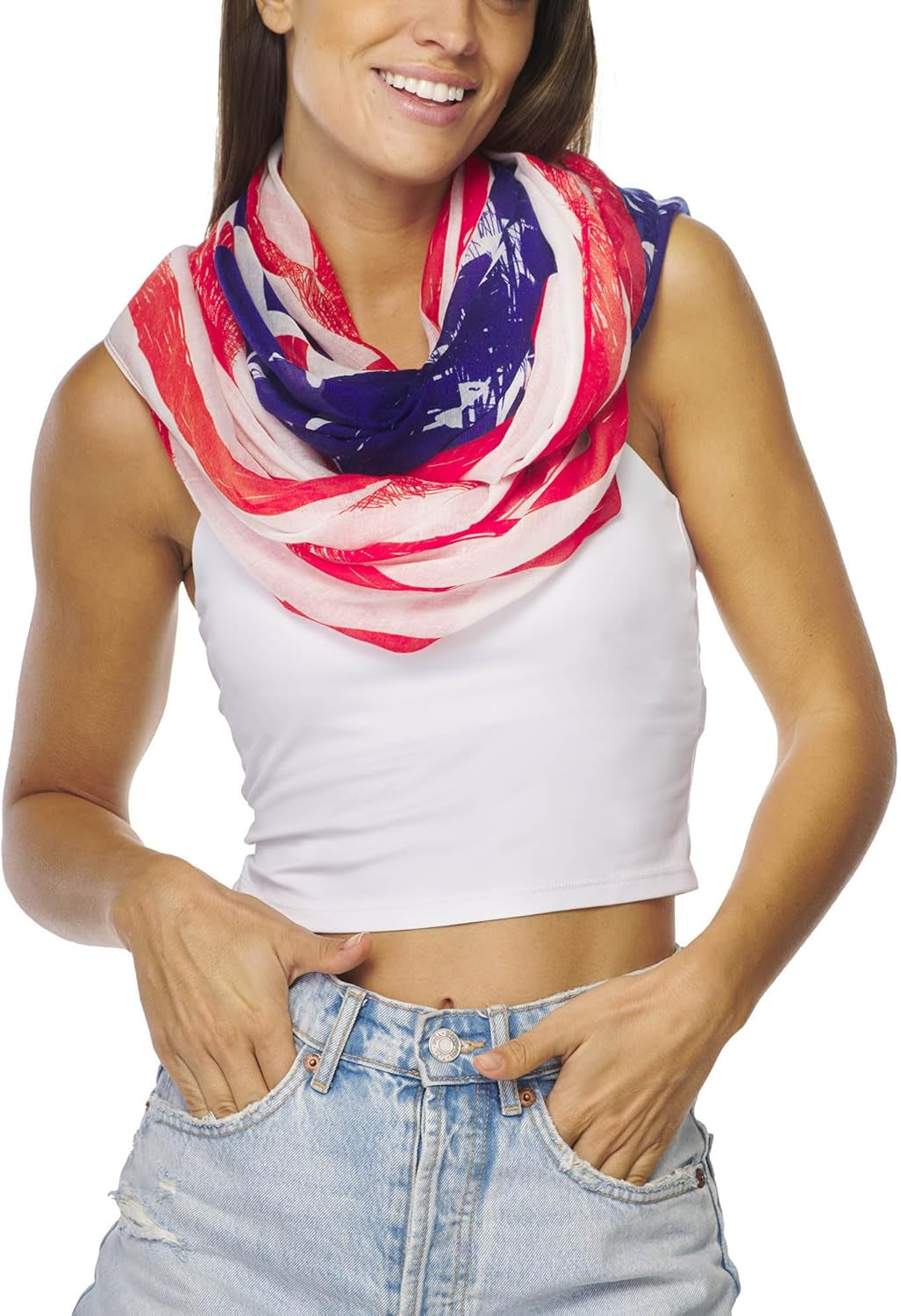 Infinity Scarf for Women Lightweight Fashion Scarves for Summer Fall