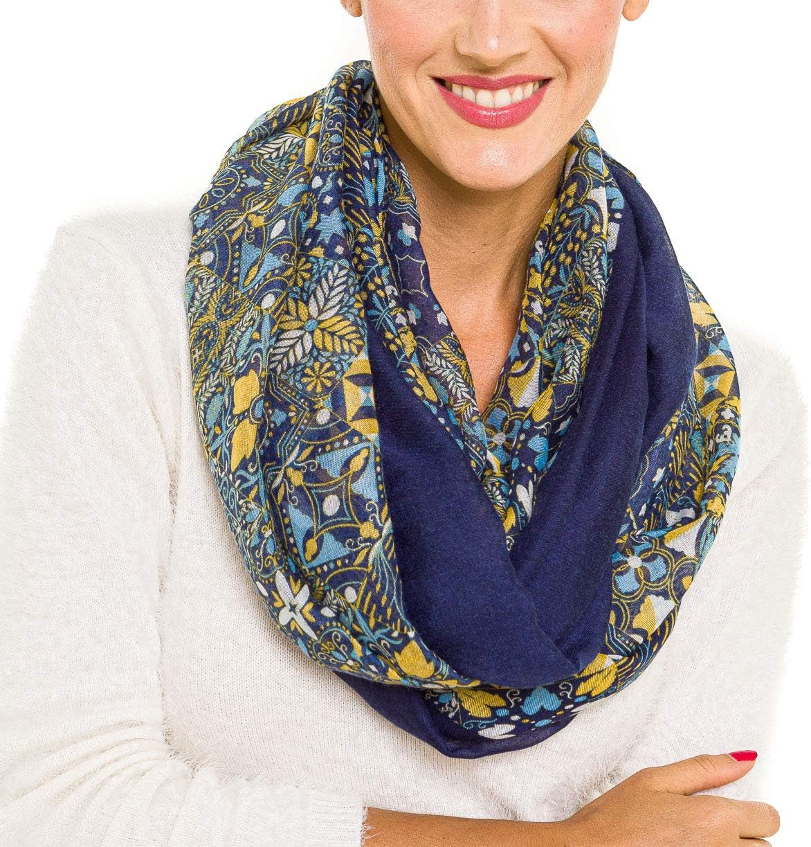 Infinity Scarf for Women Lightweight Fashion Scarves for Summer Fall